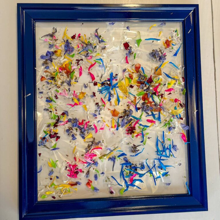 Unique Art Project with Flowers to Try at Home