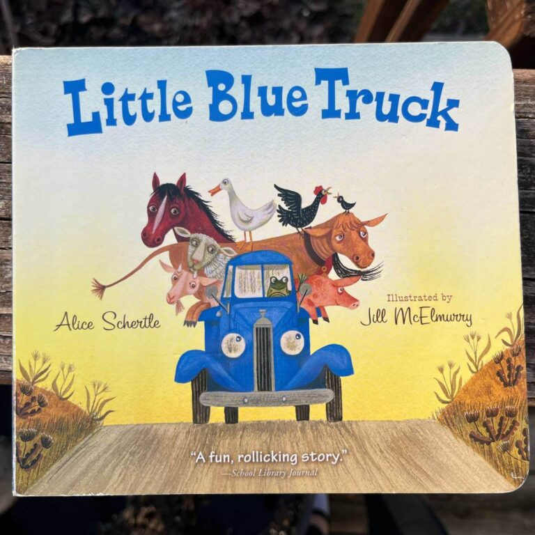 the book Little Blue Truck