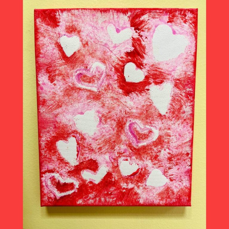 Easy and Fun Valentine’s Day Painting for Kids