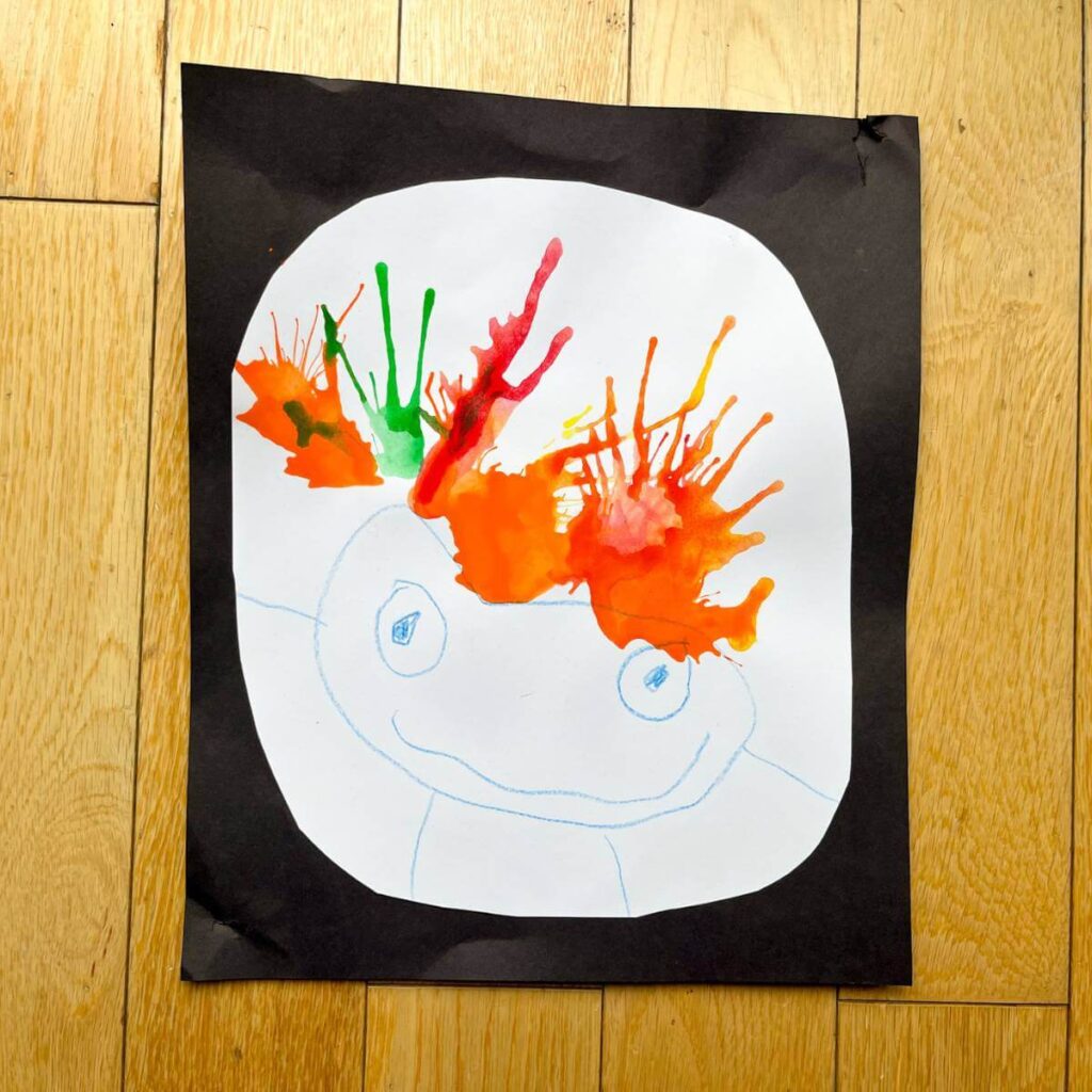 crazy hair day craft