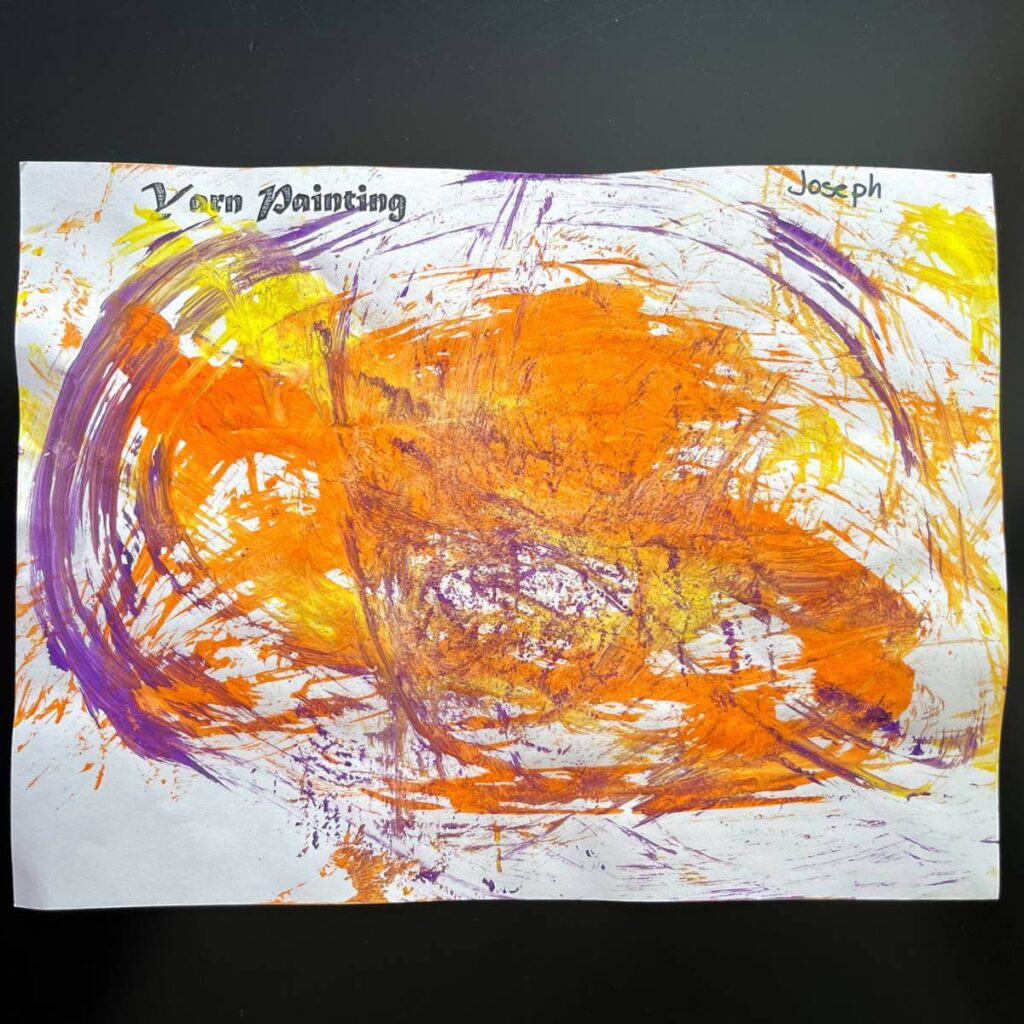 yarn painting