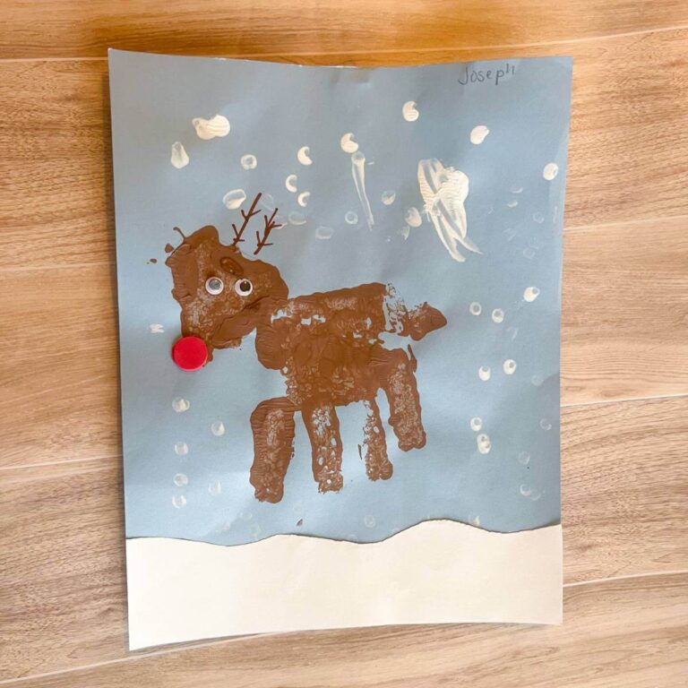 kids reindeer craft