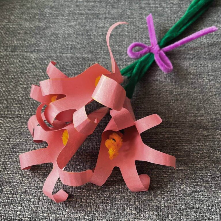 handprint flower craft