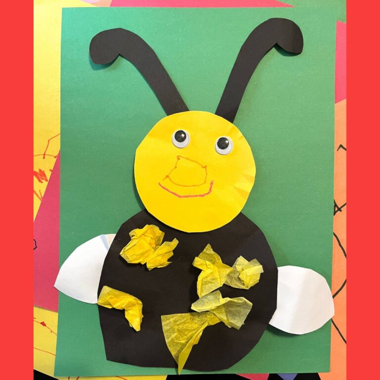 Easy Bee Craft for Toddlers and Preschoolers