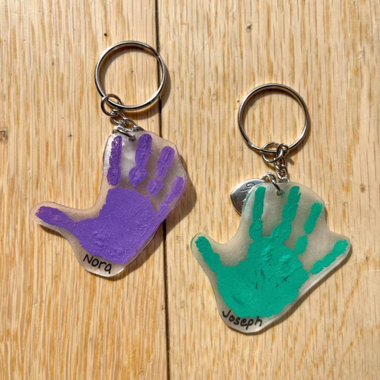 Homemade Keychain Gift for Little Kids to Make